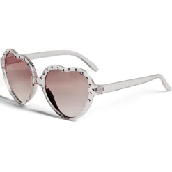 Lunettes coeur avec strass