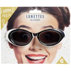 Lunettes festives chromé (2 modèles)