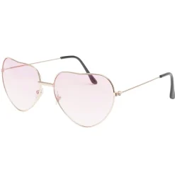 Lunettes forme coeur fantaisie (2 modèles rose ou bleu)