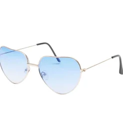 Lunettes forme coeur fantaisie (2 modèles rose ou bleu)