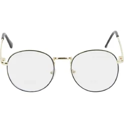 Lunettes noires et dorées anti lumière bleue