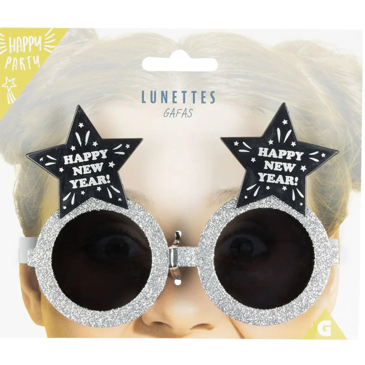 Lunettes étoiles Happy New Year (2 modèles) < Gifi Discount