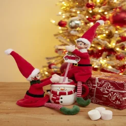Lutin farceur fille H36 cm