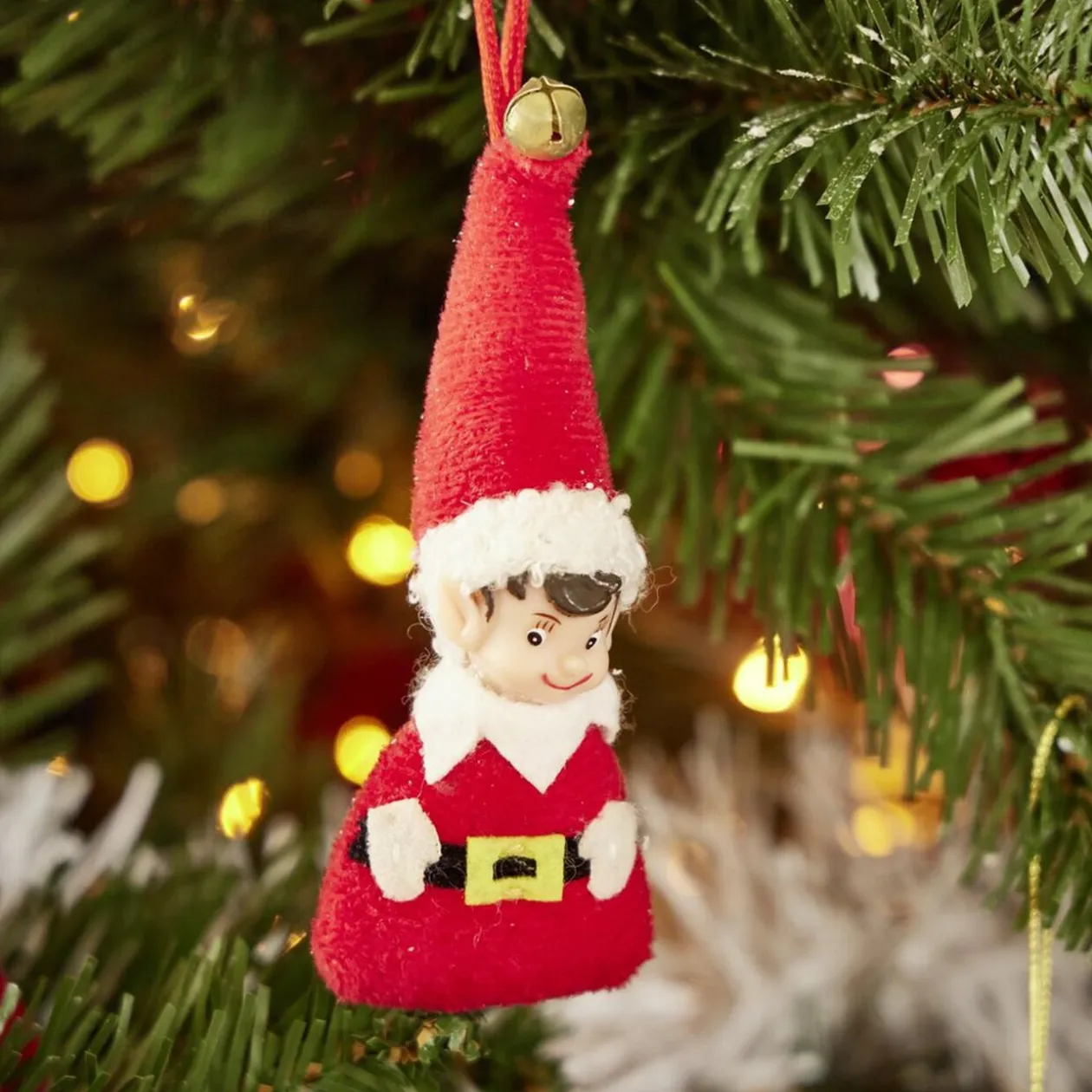 Lutin farceur mini garçon à suspendre H14cm