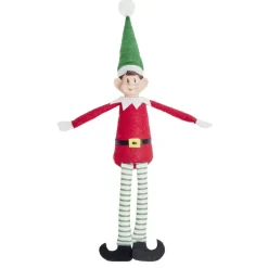 Lutin farceur Noël rouge et vert H36cm < Gifi Hot
