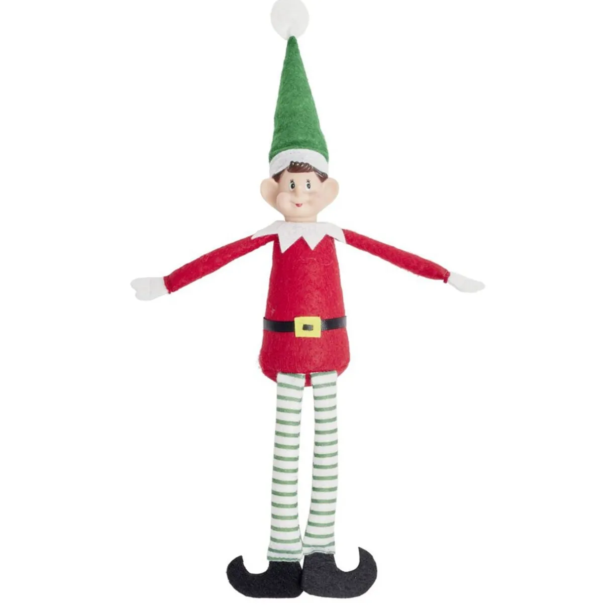 Lutin farceur Noël rouge et vert H36cm < Gifi Hot