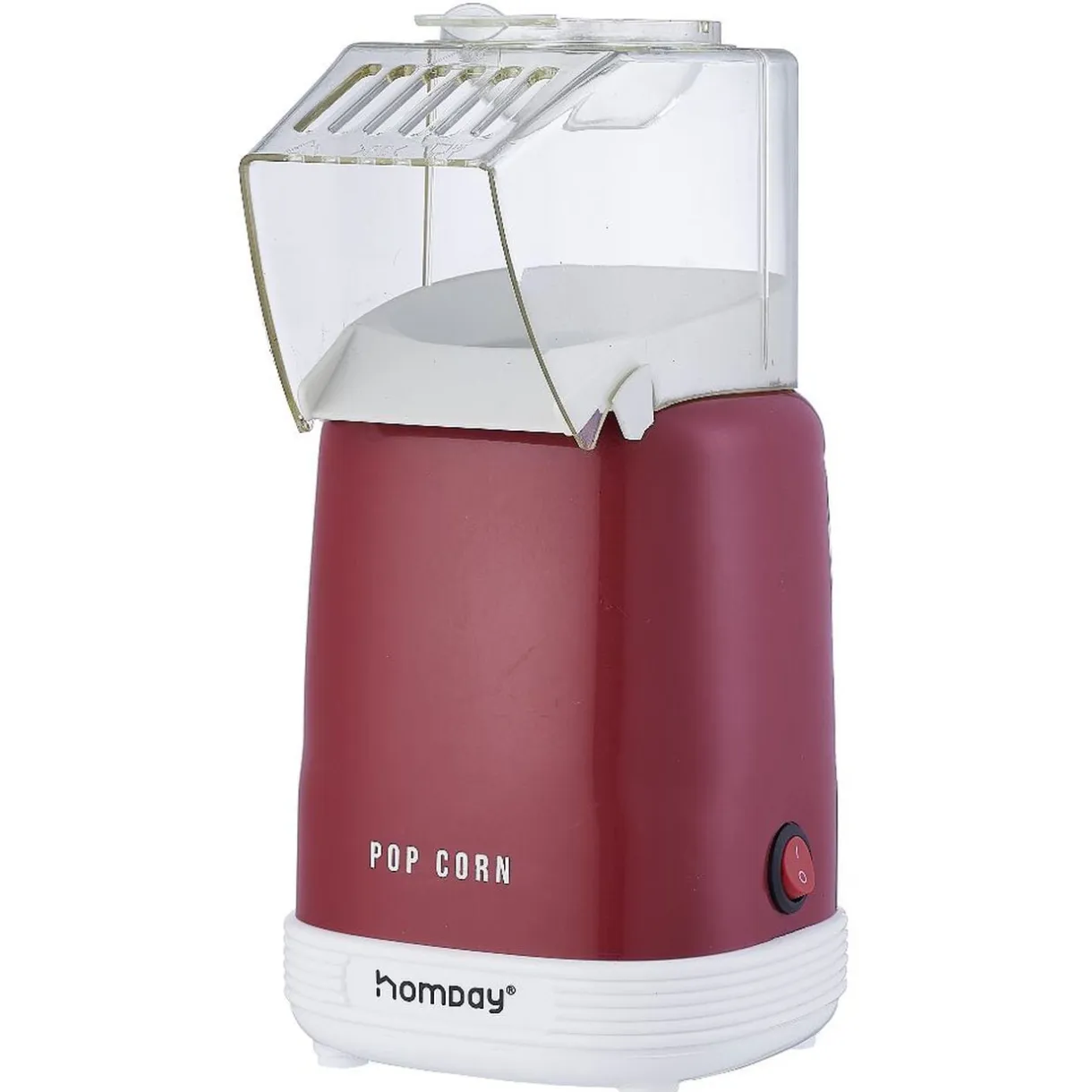 Machine à pop corn Homday 1100W (2 modèles rouge ou beige) < Gifi Best