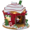 Maison cupcake lumineuse, animée et musicale