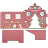 Maison de lutin farceur en carton H32x33x39cm rouge < Gifi Hot