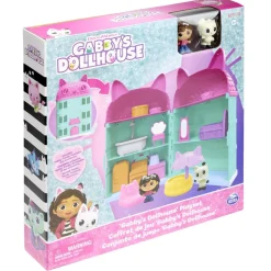 Maison de poupée avec 2 personnages Gabby et la Maison Magique bleue et rose < Gifi Sale