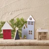 Maisonnette chalet village de noël en bois 4 pièces < Gifi Hot