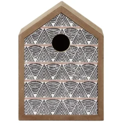 Maisonnette mini meuble rangement motif éléphant jungle ou géométrique