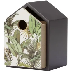 Maisonnette mini meuble rangement motif éléphant jungle ou géométrique