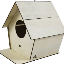 Maison à oiseau bois DIY à monter en bois 15x11xH11cm < Gifi Online