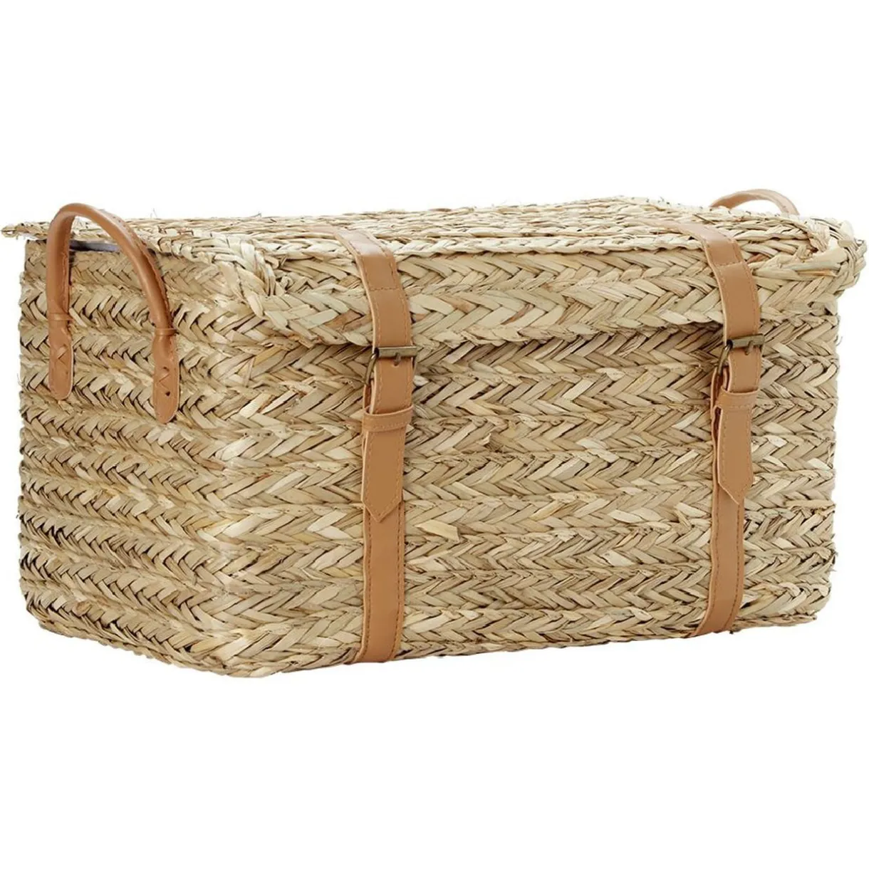 Malle en jonc 43 x 24 x H.22 cm < Gifi Clearance