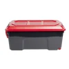 Malle rangement 75L plastique noir