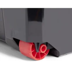 Malle rangement 75L plastique noir