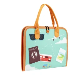 Mallette apprentissage enfant 6 activités éducatives feutrine 28,5x4x25cm < Gifi Discount