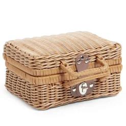 Mallette de rangement forme panier de pique nique 30x21xH12cm < Gifi New