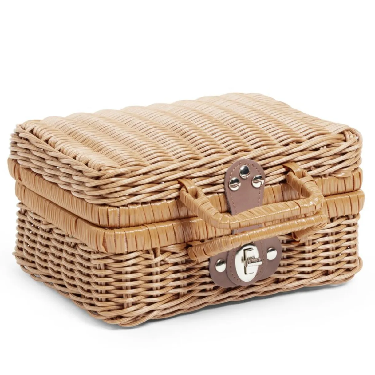 Mallette de rangement forme panier de pique nique 30x21xH12cm < Gifi New
