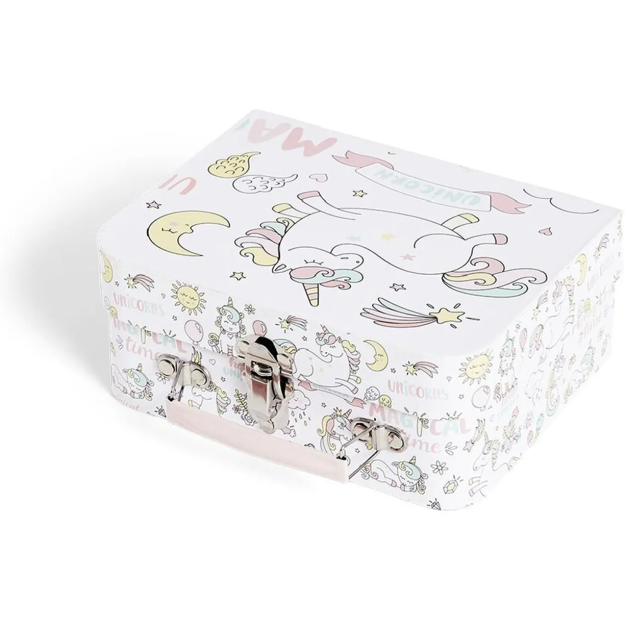 Mallette de transport enfant 20xH8,5x15,5cm - 2 modèles