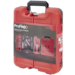 Mallette à outils 57 pièces Profilex rouge et noire < Gifi New