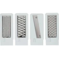 Mandoline multifonctions 5 en 1 en plastique et inox < Gifi Best