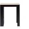 Mange debout bois et métal noir 60x100xH105cm < Gifi