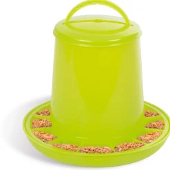 Mangeoire verte pour poules et volailles 3 Kg