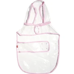 Manteau de pluie imperméable transparent pour chien - Taille M