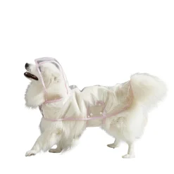 Manteau de pluie imperméable transparent pour chien - Taille S < Gifi Discount