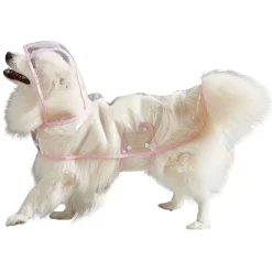 Manteau de pluie imperméable transparent pour chien - Taille S < Gifi Discount
