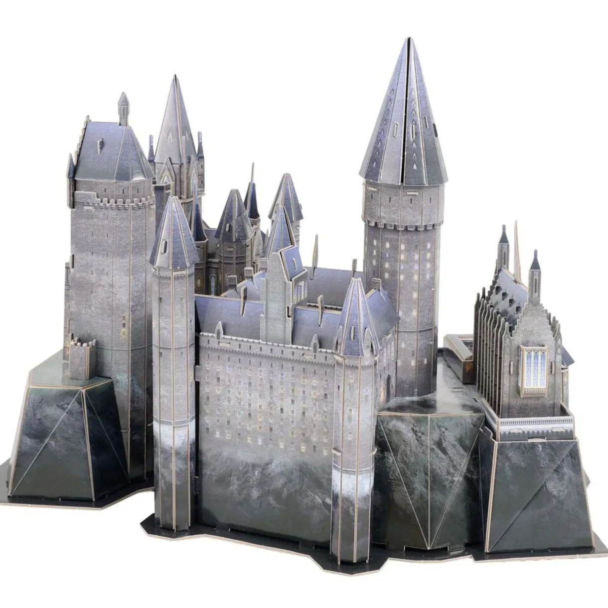 Maquette puzzle 3D château Poudlard Harry Potter 198 pièces gris < Gifi Outlet