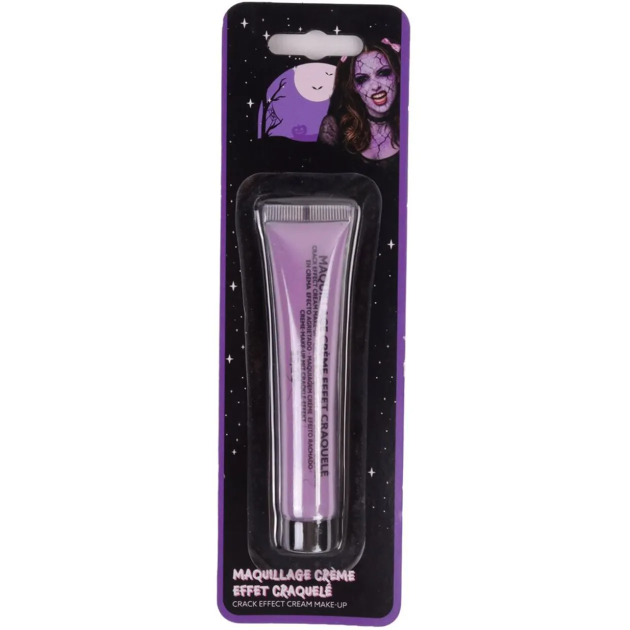 Maquillage Halloween peinture visage effet craquelé tube 19,8g (2 modèles)