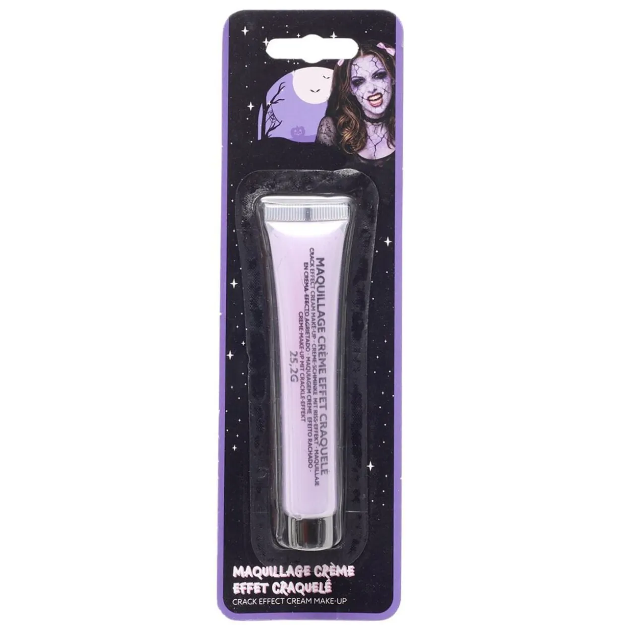 Maquillage Halloween peinture visage effet craquelé tube 19,8g (2 modèles)