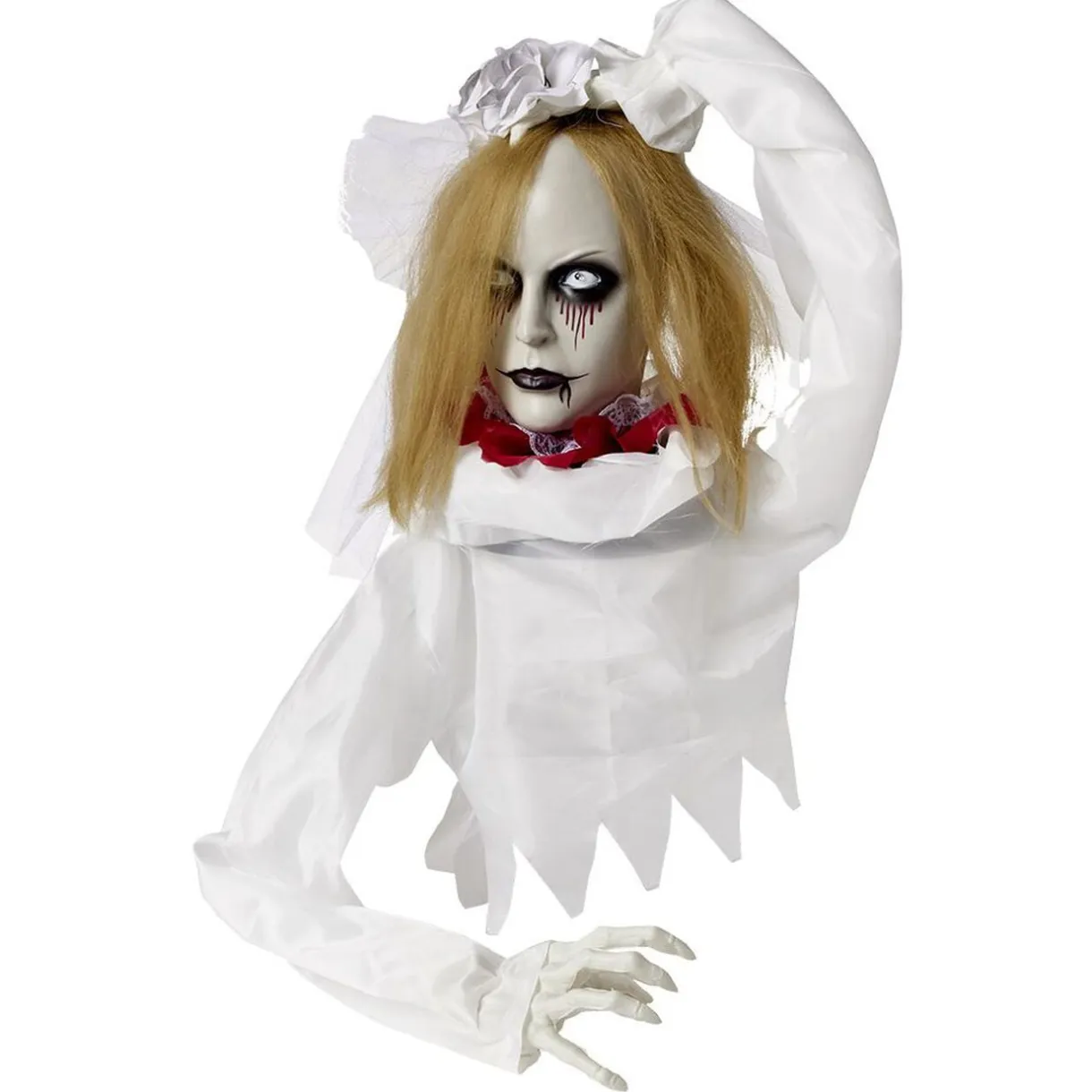 Mariée animé dame blanche Halloween à poser < Gifi Discount