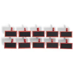 Marque place pince bois avec ardoise x10 (2 modèles)