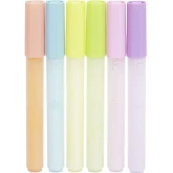 Marqueur acrylique pastel pointe moyenne 2-3mm x6 < Gifi Discount