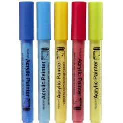 Marqueur acrylique pointe moyenne 2-3mm x6