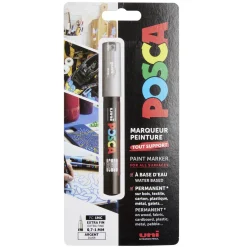 Marqueur créatif Posca pointe extra fine argentée