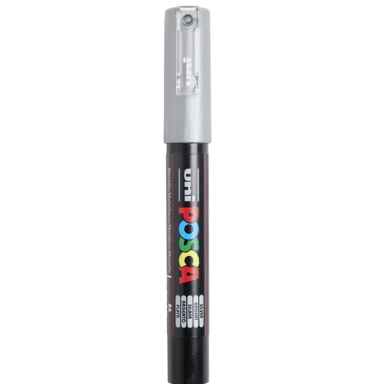 Marqueur créatif Posca pointe extra fine argentée