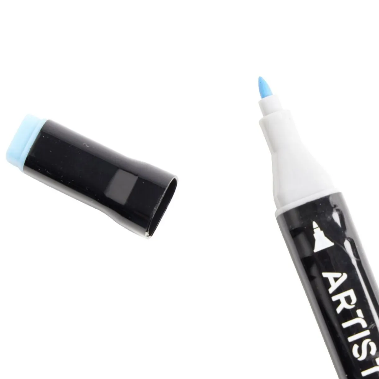 Marqueurs à double pointe teintes bleu/violet H18,5cm 6 pièces < Gifi