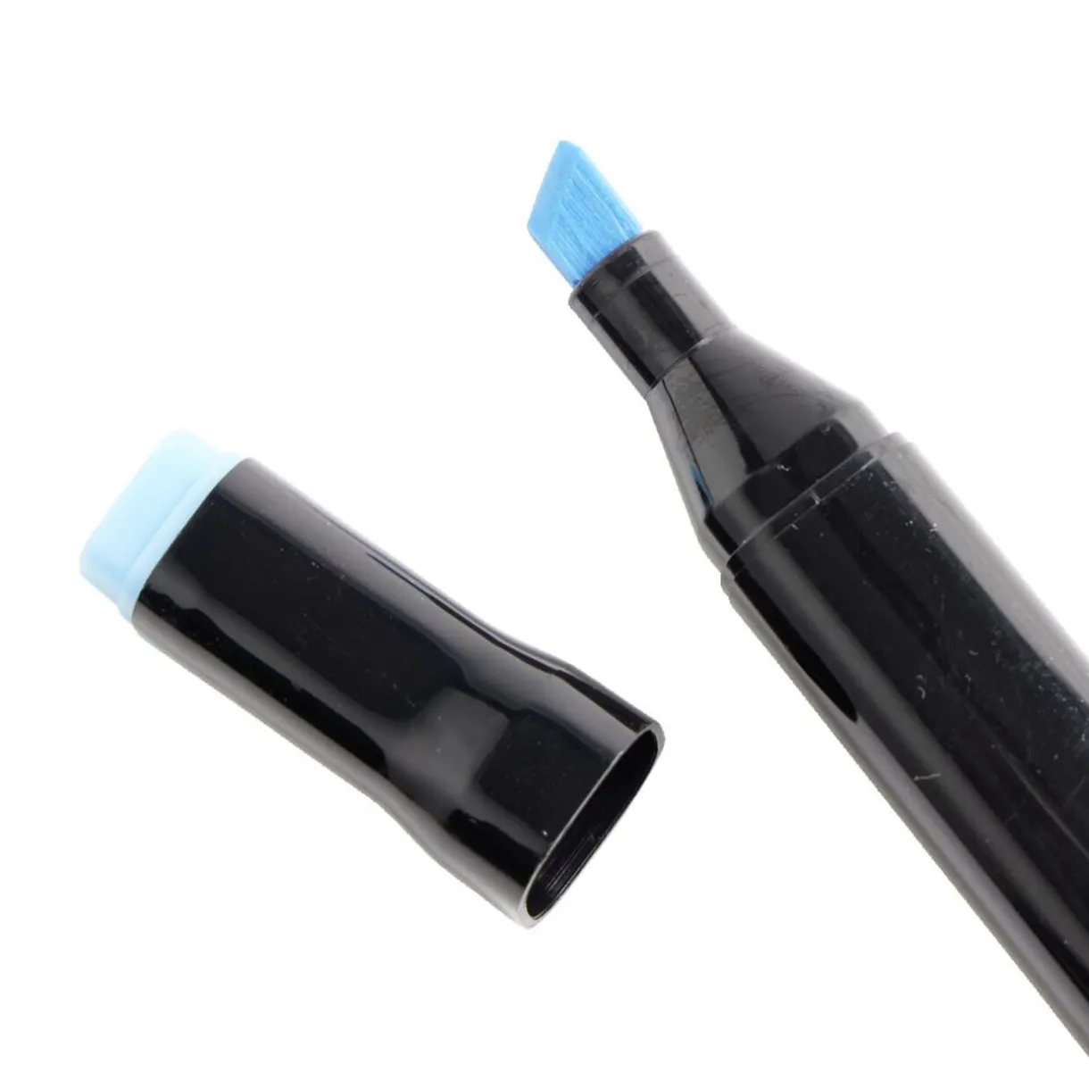 Marqueurs à double pointe teintes bleu/violet H18,5cm 6 pièces < Gifi