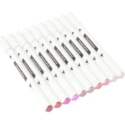 Marqueurs feutres double pointe 10 couleurs (3 modèles) < Gifi Sale