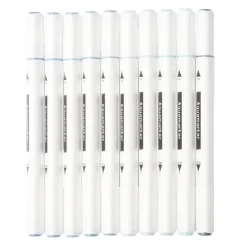 Marqueurs feutres double pointe 10 couleurs (3 modèles) < Gifi Sale