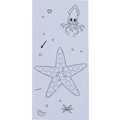 Marqueur tampon x6 couleurs 40ml avec cahier de dessin 10 pages