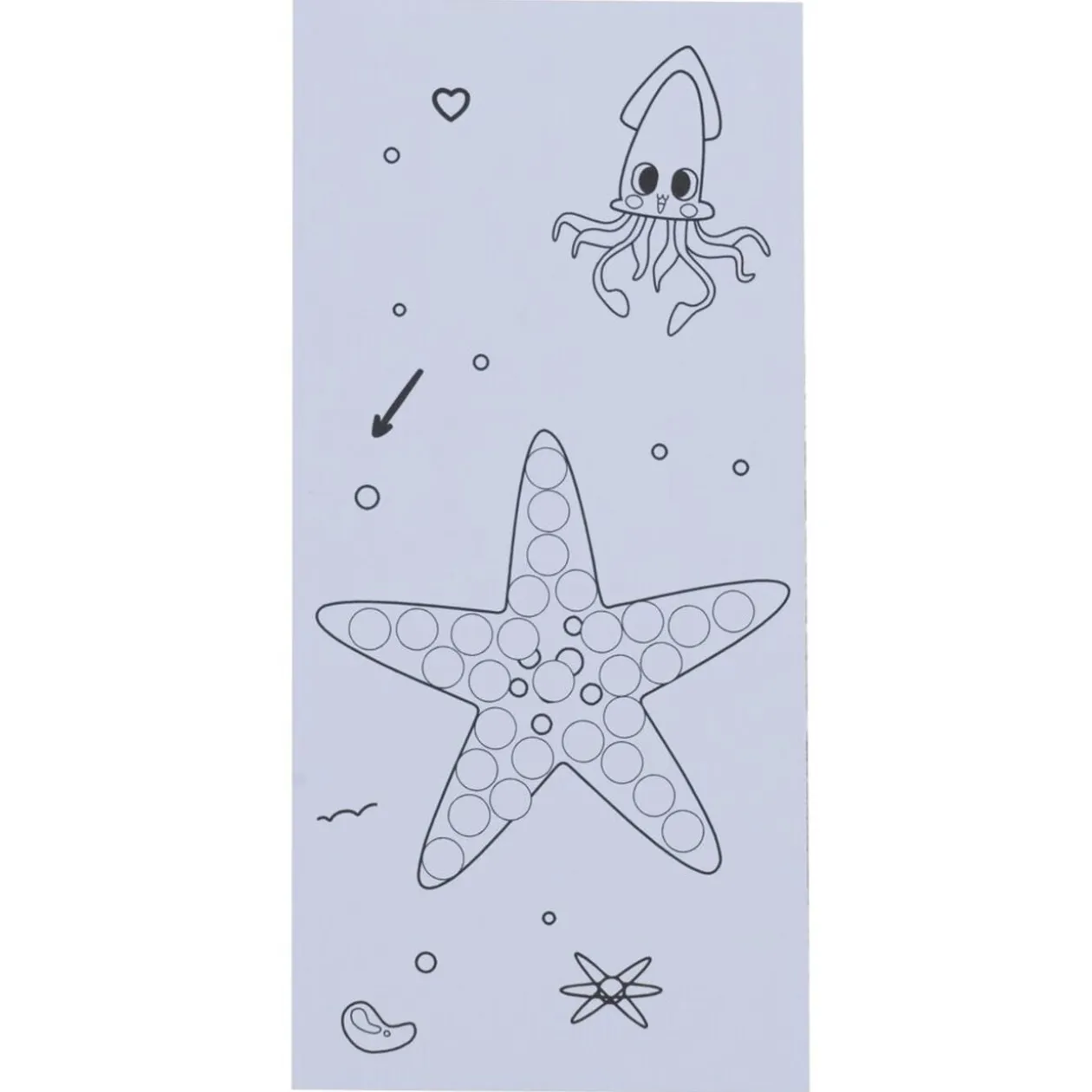 Marqueur tampon x6 couleurs 40ml avec cahier de dessin 10 pages