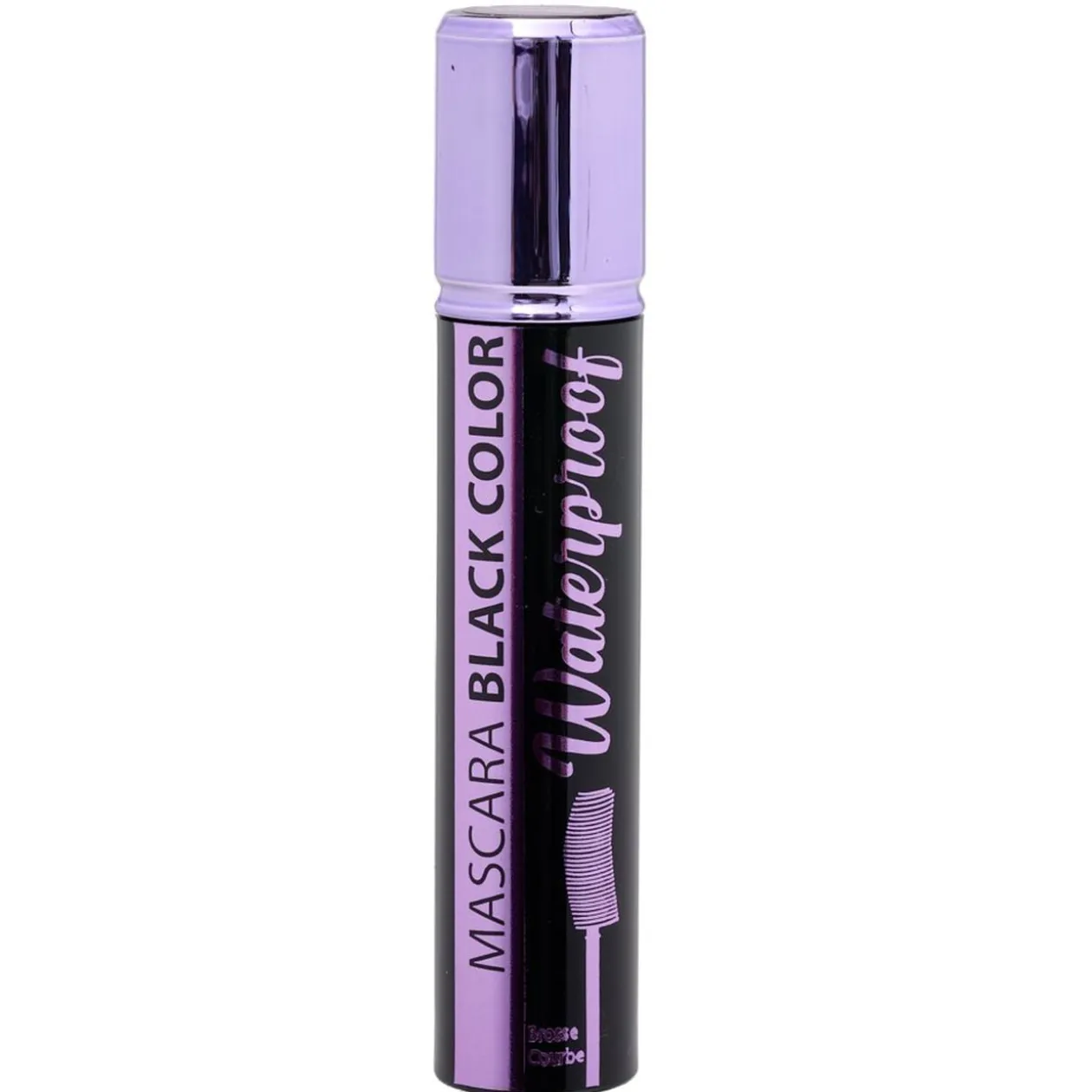 Mascara waterproof 10g noir charbon (2 modèles)