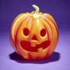 Mascotte citrouille Halloween Ø18,5x24cm