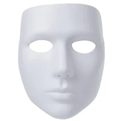 Masque adulte blanc plastique < Gifi Best